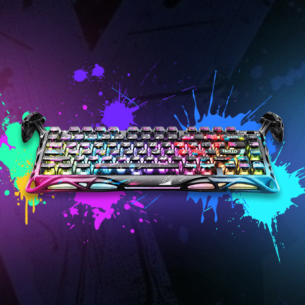 GravaStar 8000Hz Ultra-Fast Set - Neon Graffiti