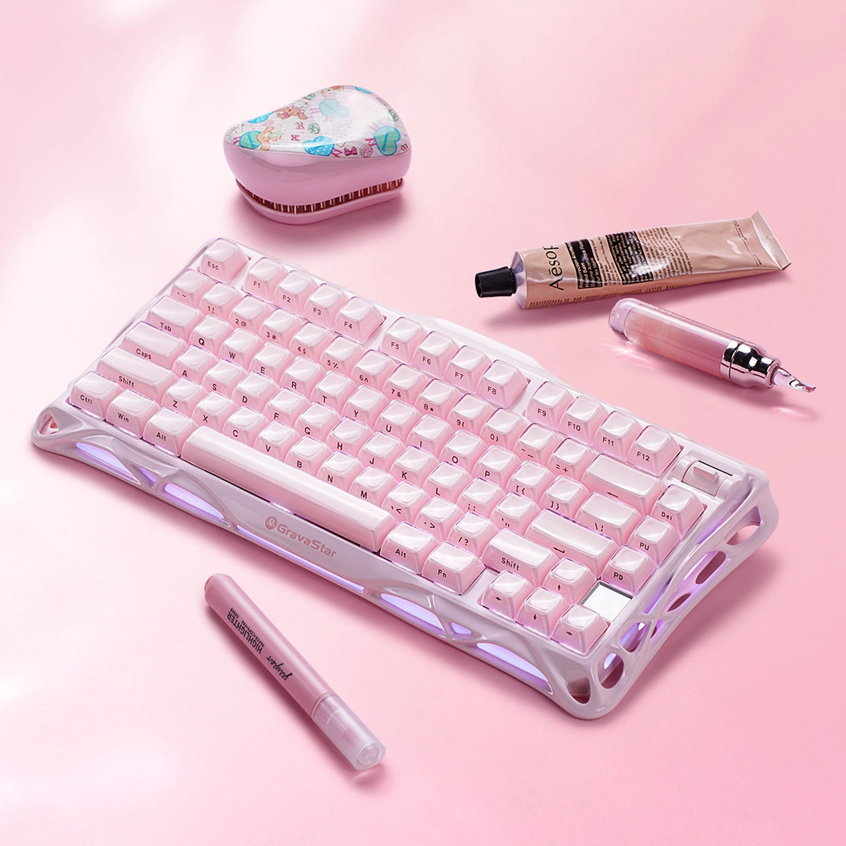Mercury K1 Special Edition Keyboard - Sakura Pink