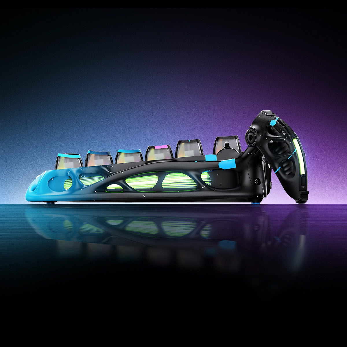 GravaStar 8000Hz Ultra-Fast Set - Neon Graffiti