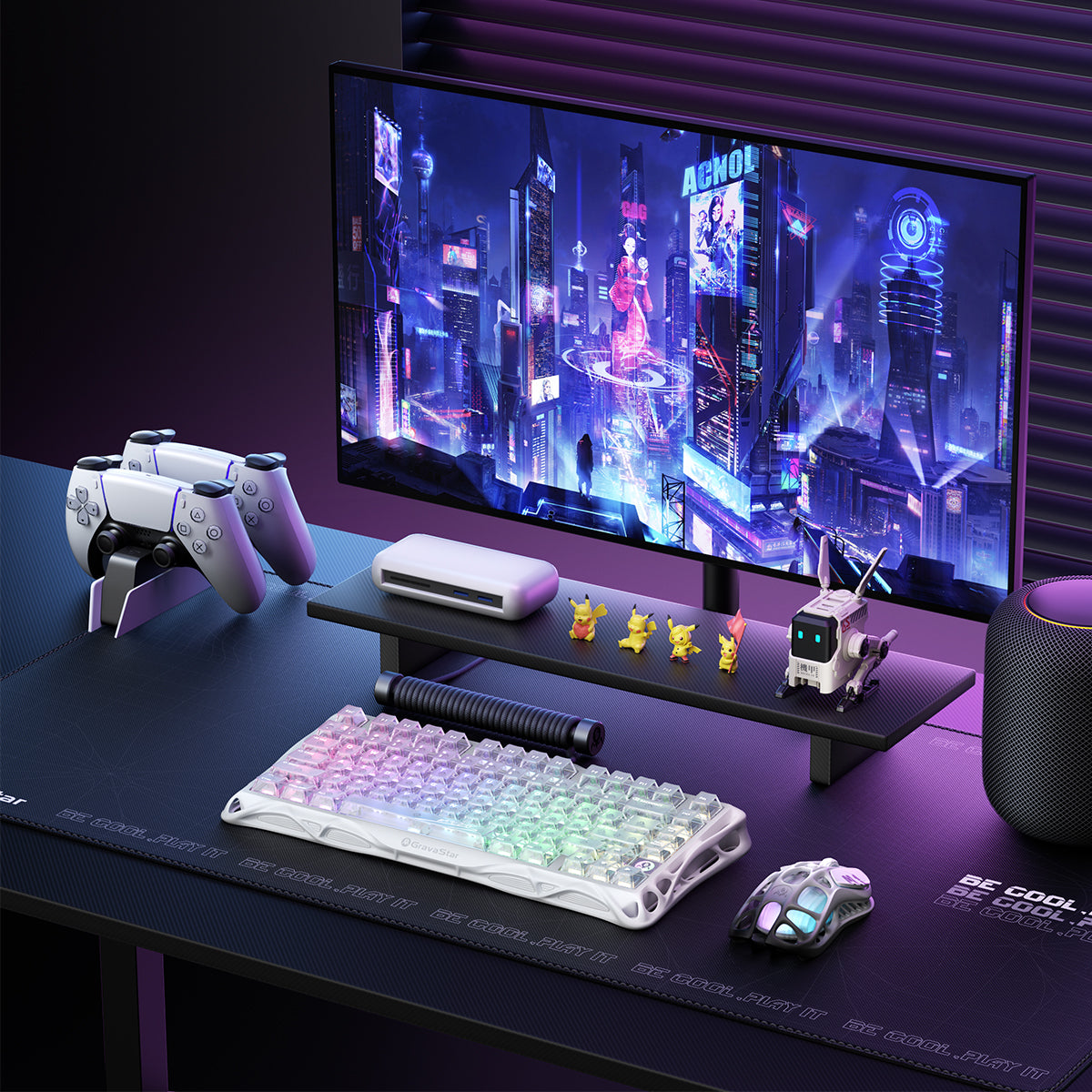 Mercury K1 Lite Keyboard - Crystal Aurora
