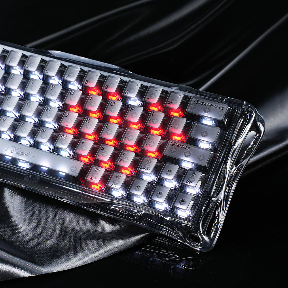 Mercury V60 HE Keyboard with 60% Layout - Onyx Crystal