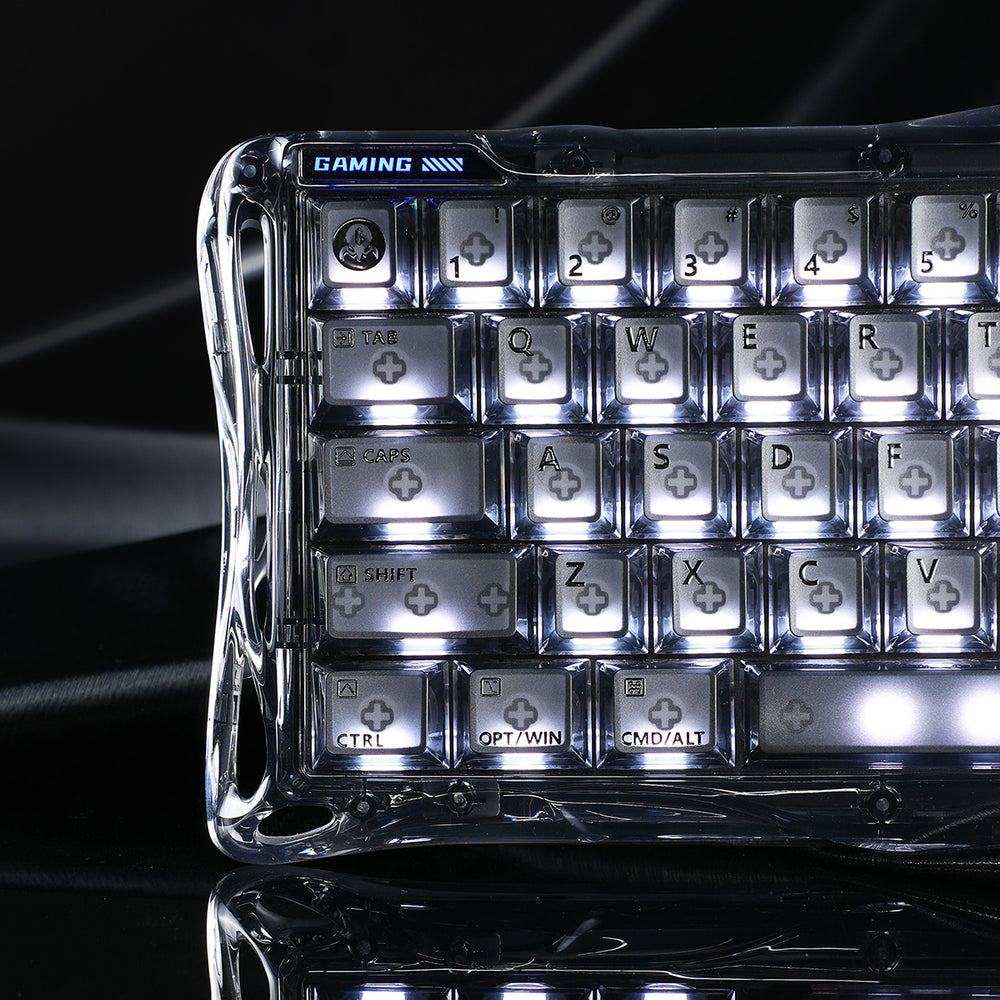 Mercury V60 HE Keyboard with 60% Layout - Onyx Crystal