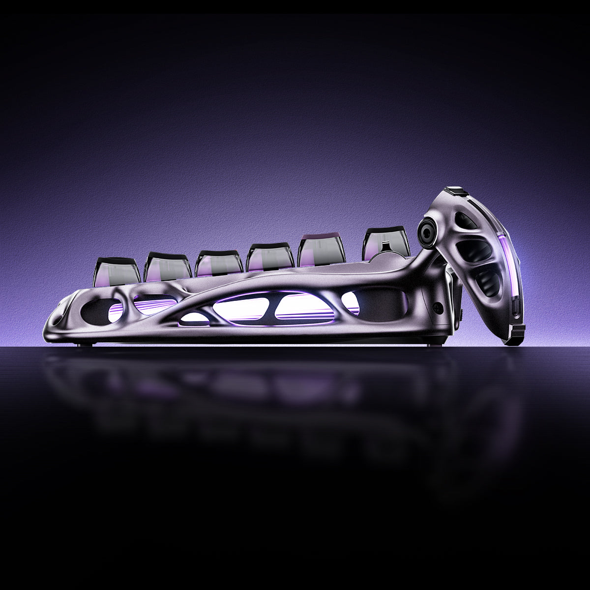 Mercury V75 Pro Hall Effect Gaming Keyboard - Iron Purple