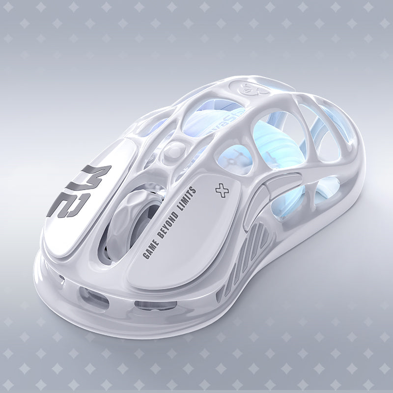 GravaStar Mercury M2 Wireless Gaming Mouse 26K DPI – Opaline White