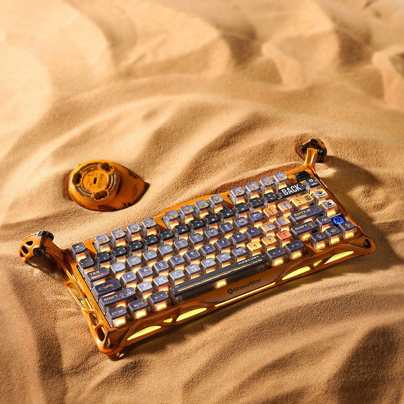 Mercury K1 Pro Special Edition Keyboard - Battle-Worn Yellow
