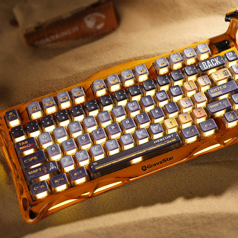 Mercury K1 Pro Special Edition Keyboard - Battle-Worn Yellow