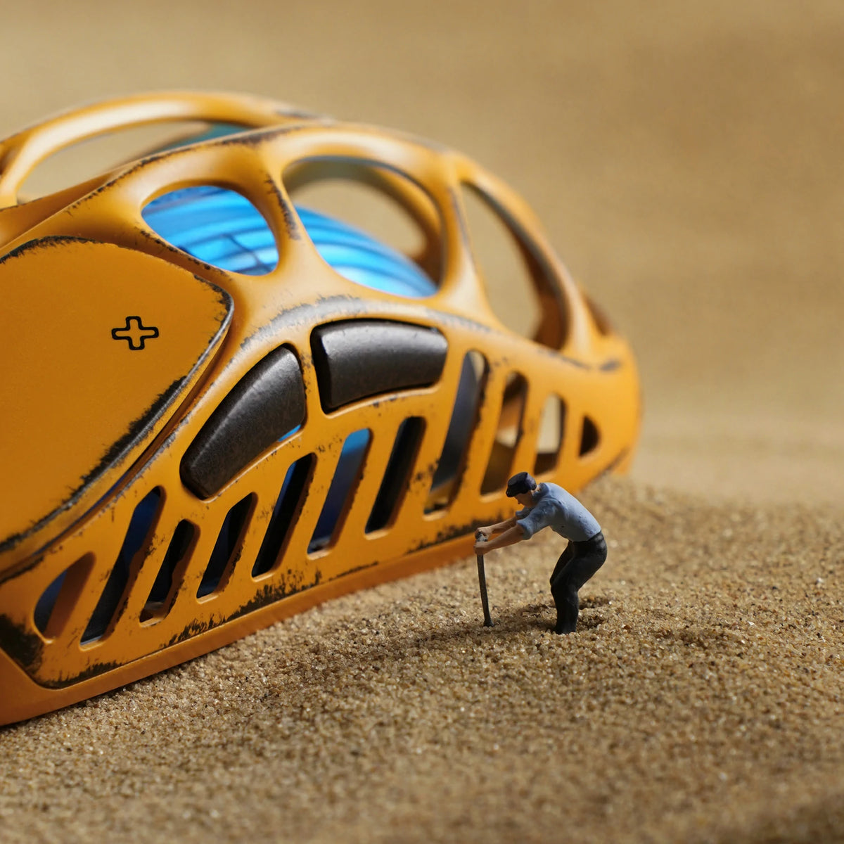 Mercury X & X Pro Gaming Mouse Special Edition - Battle Worn Yellow