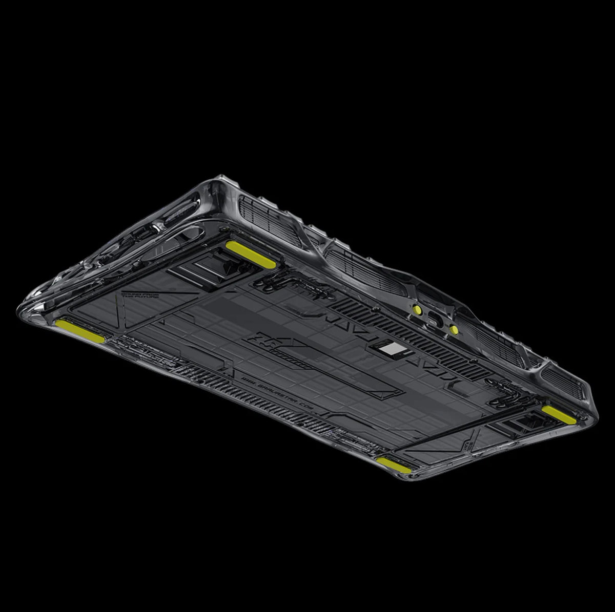 Mercury K1 Lite Keyboard - Transparent Black