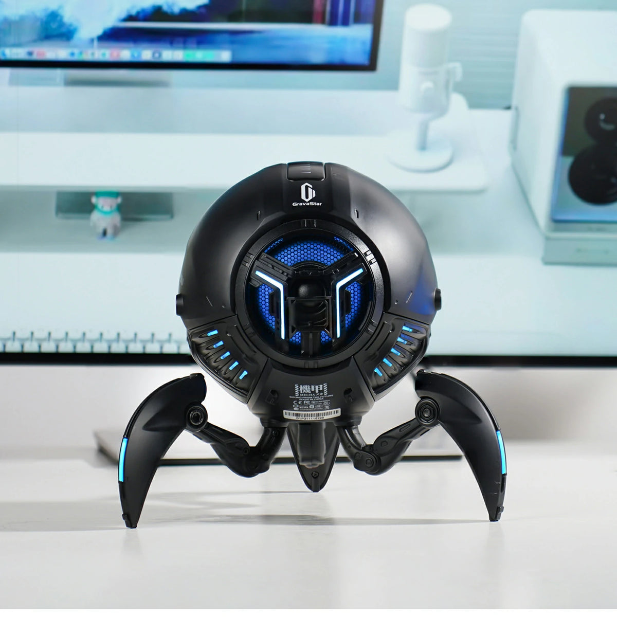 GravaStar Bluetoothスピーカー MarsPro GV0004 GravaStar Mars Pro Black – Sci-Fi Bluetooth Speaker with 20W Sound