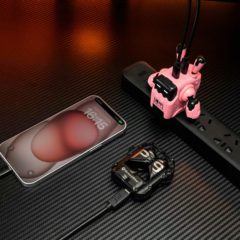 Delta35 35W GaN Fast Charger - Pink (EU & UK Plug)