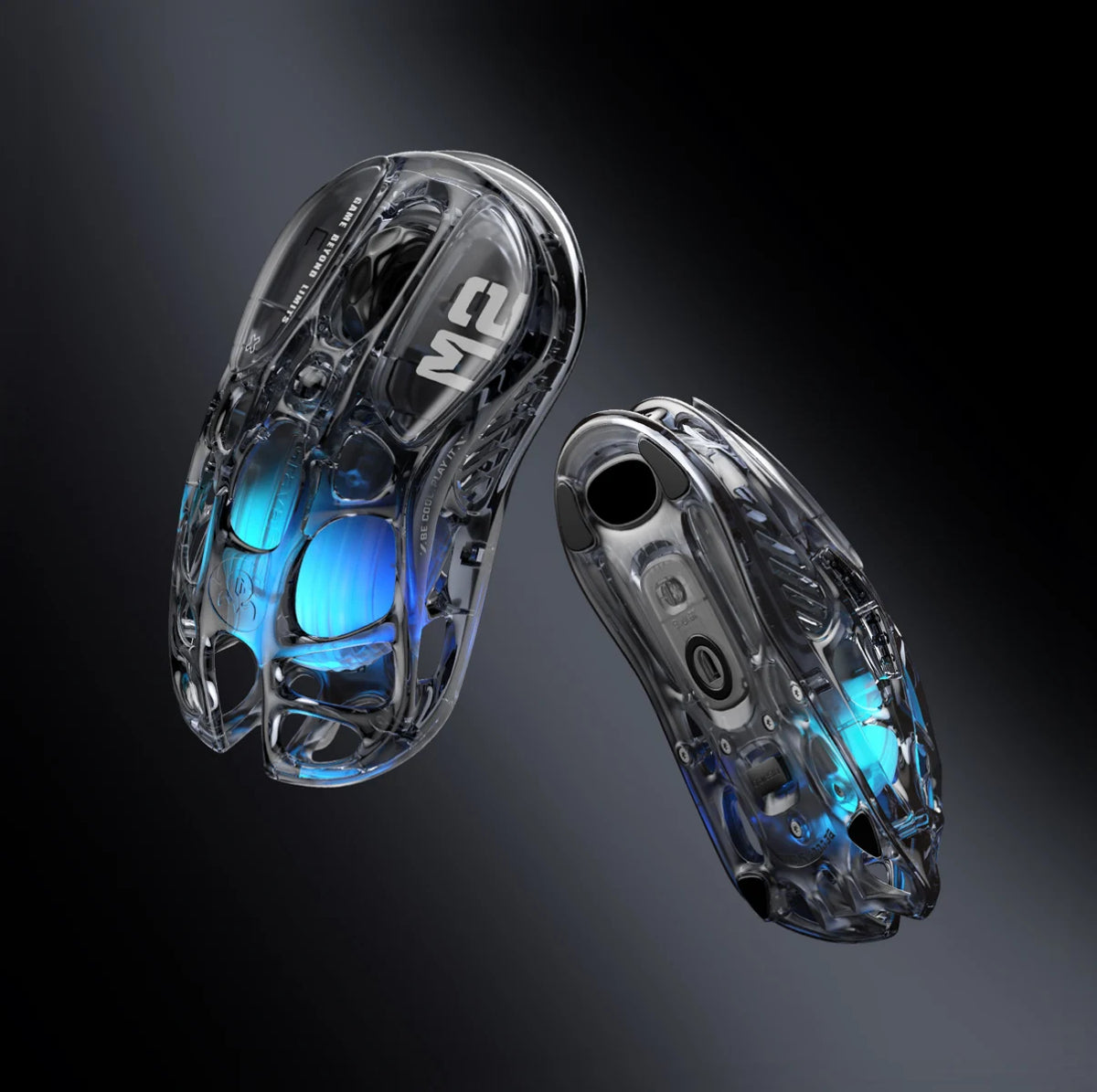 Mercury M2 Gaming Mouse - Transparent Black