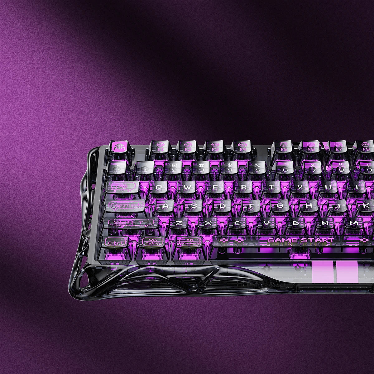 Mercury V75 Lite Hall Effect Gaming Keyboard - Transparent Black