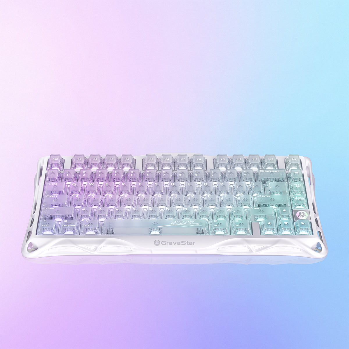 Mercury K1 Lite Keyboard - Crystal Aurora