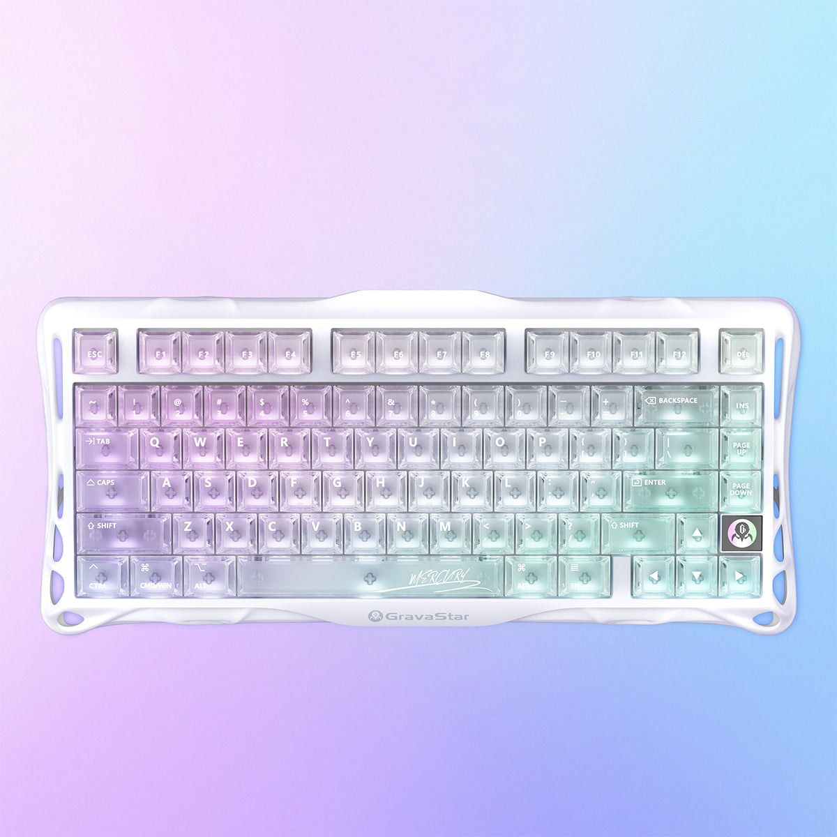 Mercury K1 Lite Keyboard - Crystal Aurora