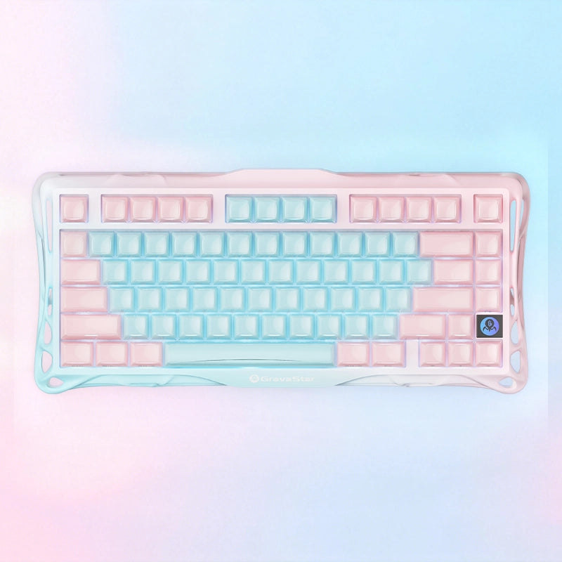GravaStar Mercury K1 Lite Special Edition Keyboard - Aurora Mist