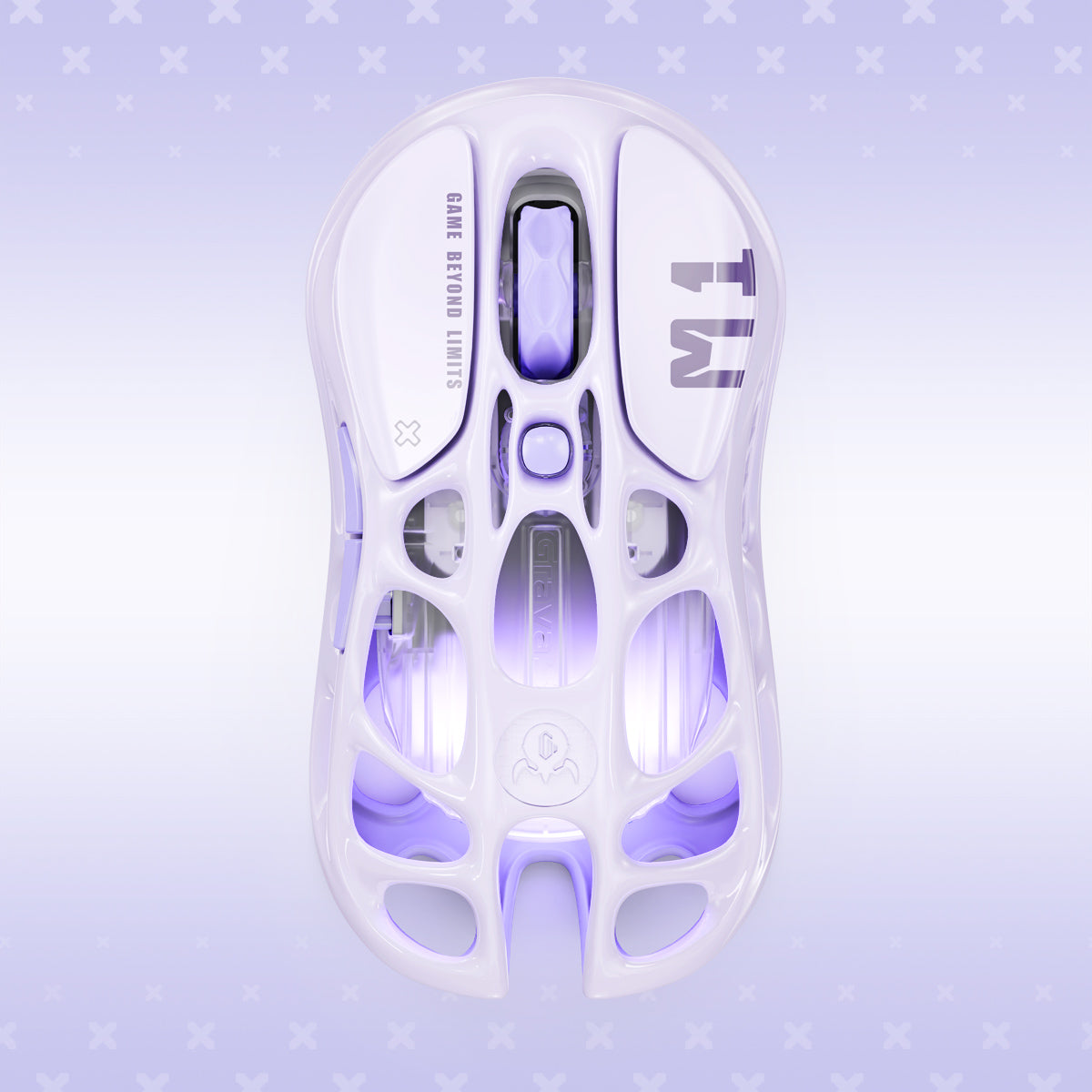 Mercury M1 Pro Special Edition Gaming Mouse - Lavender Purple