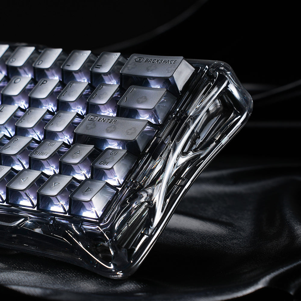 Mercury V60 HE Keyboard with 60% Layout - Onyx Crystal