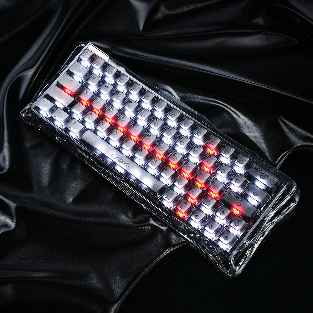 Mercury V60 HE Keyboard with 60% Layout - Onyx Crystal