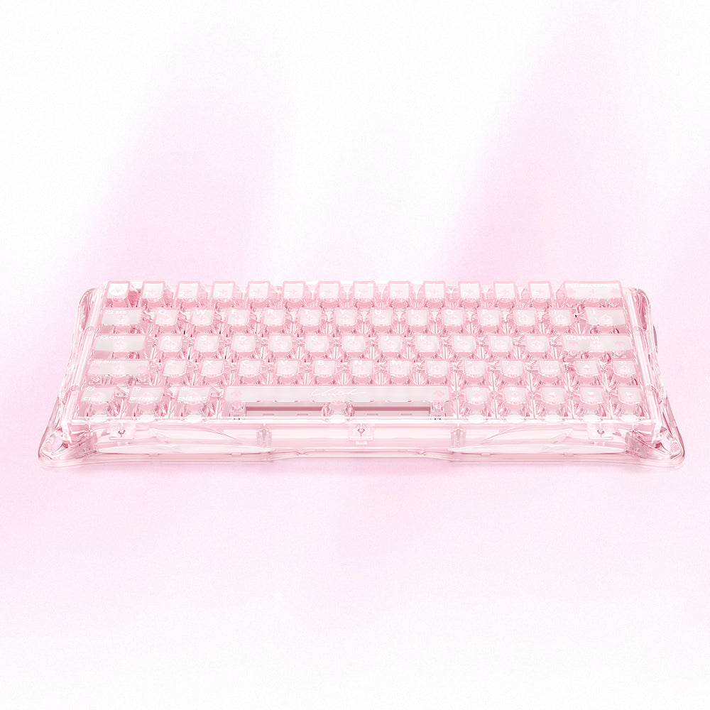 Mercury V60 HE Keyboard with 60% Layout - Crystal Rose
