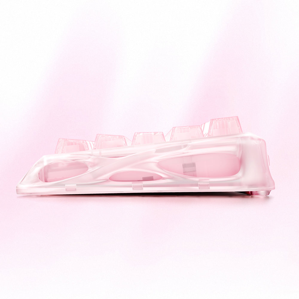 Mercury V60 HE Keyboard with 60% Layout - Crystal Rose