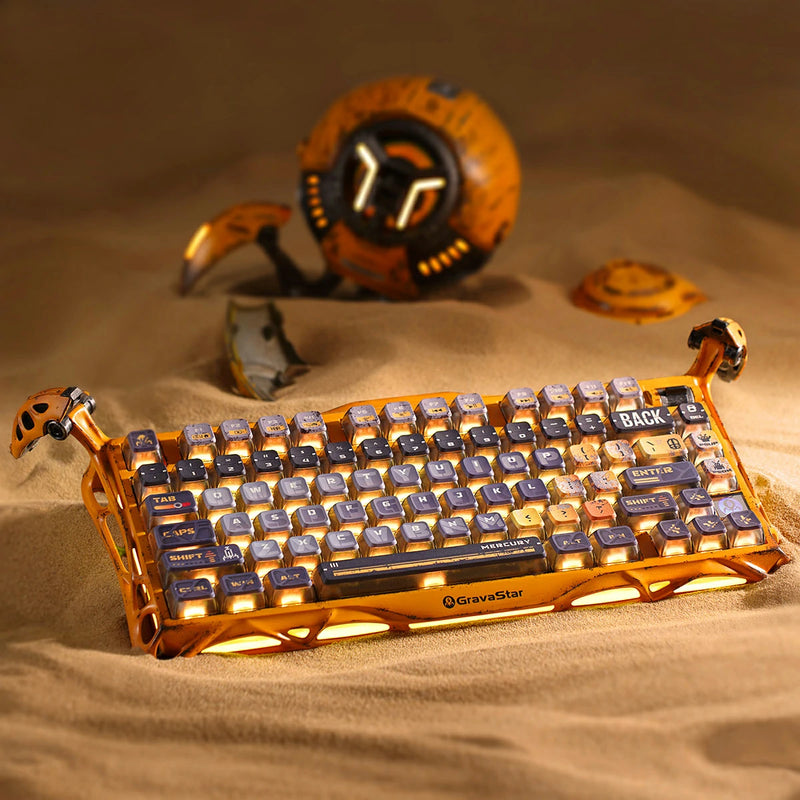 Mercury K1 Pro Special Edition Keyboard - Battle-Worn Yellow