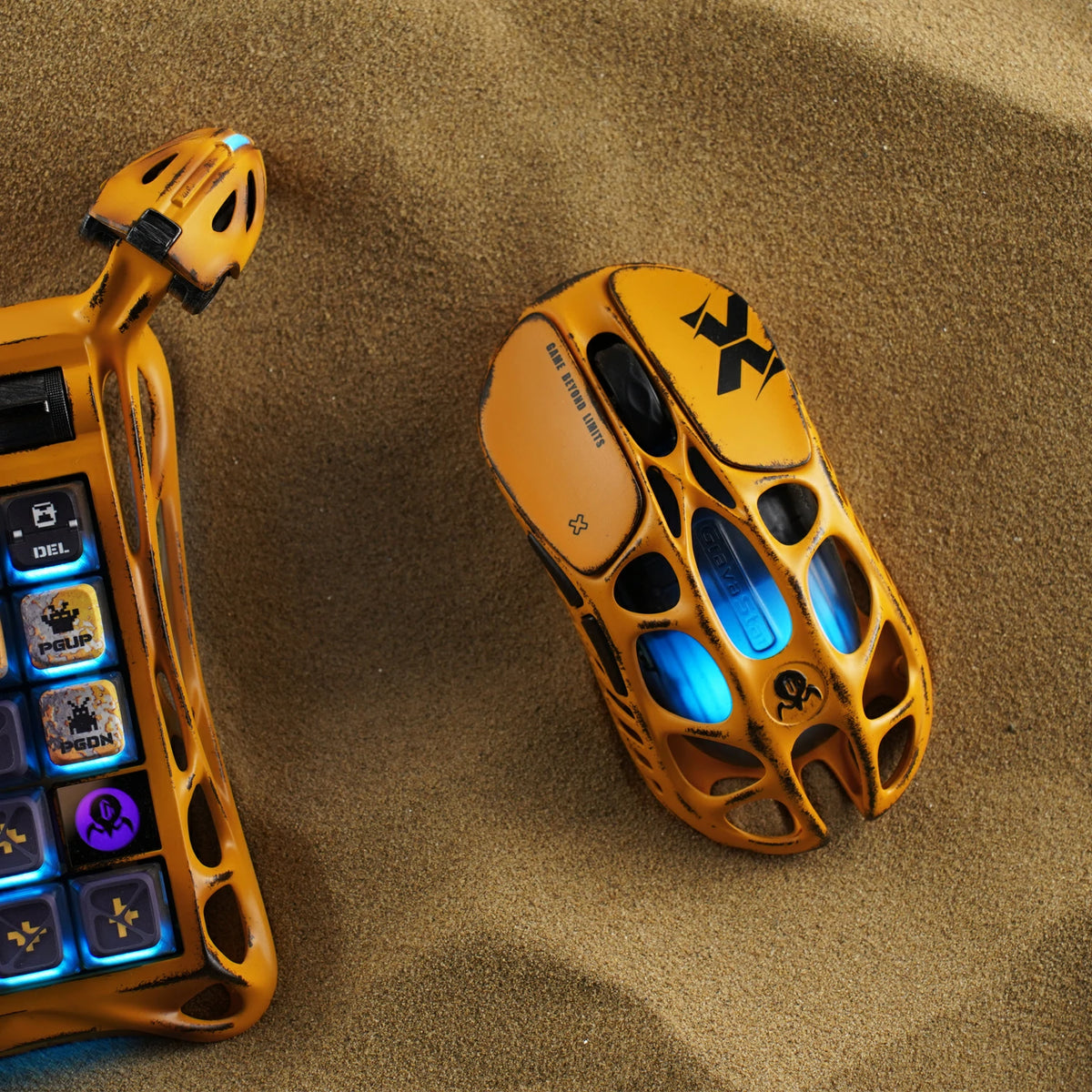 Mercury X & X Pro Gaming Mouse Special Edition - Battle Worn Yellow