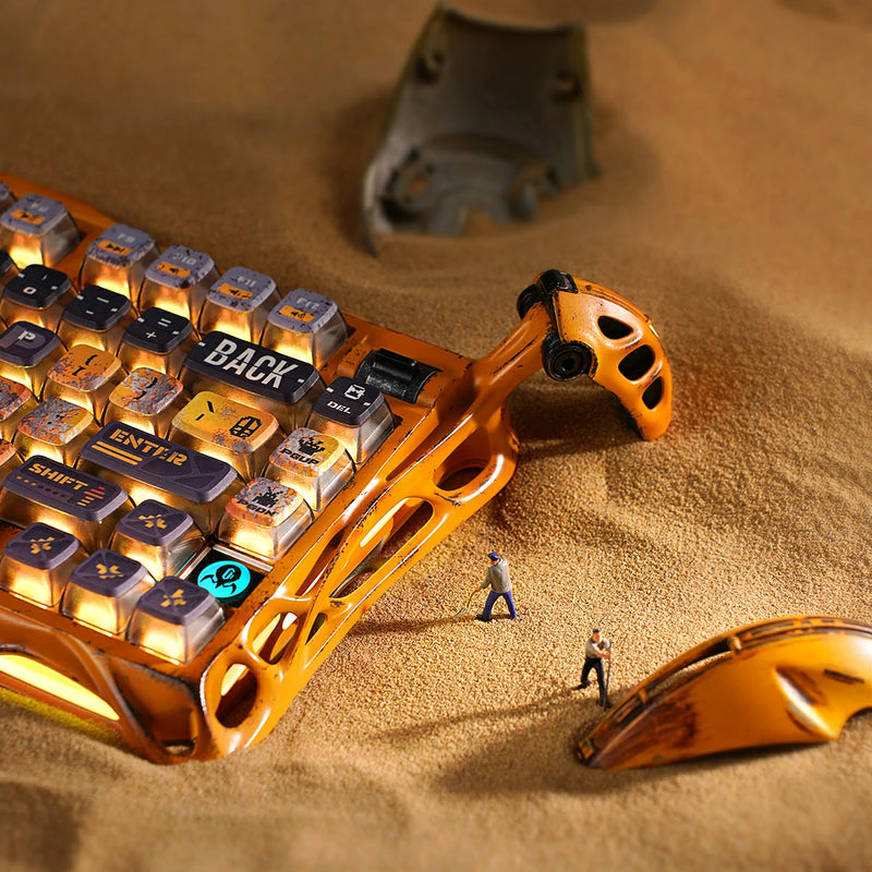 Mercury K1 Pro Special Edition Keyboard - Battle-Worn Yellow